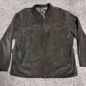 Polo by Ralph Lauren Leather Jacket Size: XL